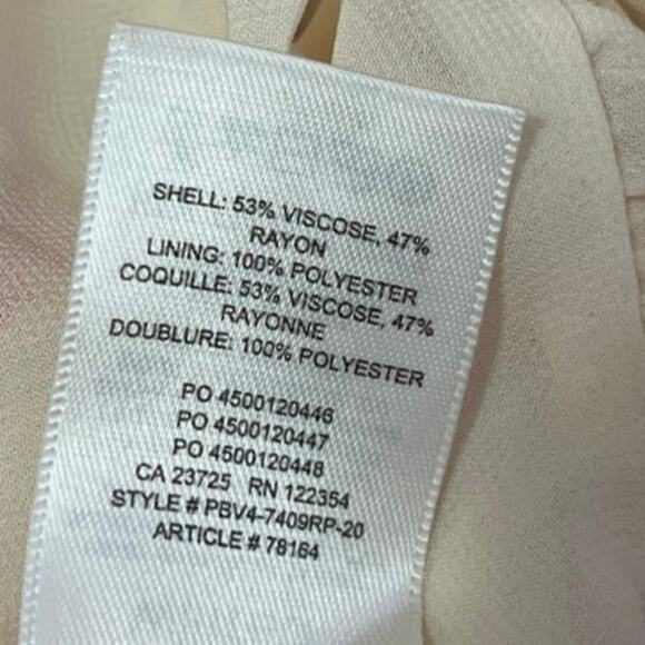 Aritzia Wilfred Women's White Pink Printed Straight A-Line Midi Maxi Skirt Sz 0 - Picture 7 of 7